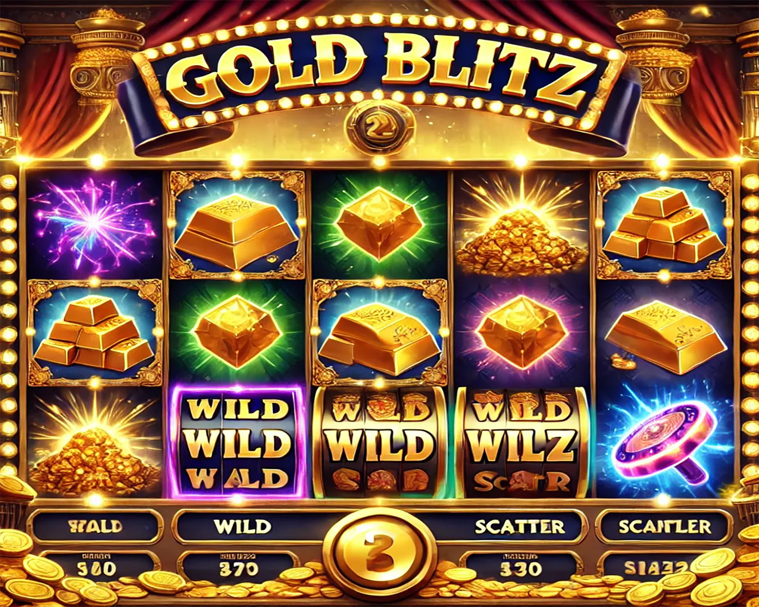 Gold Blitz: Slot Online Bertema Keberuntungan dengan Hadiah Emas yang Menakjubkan