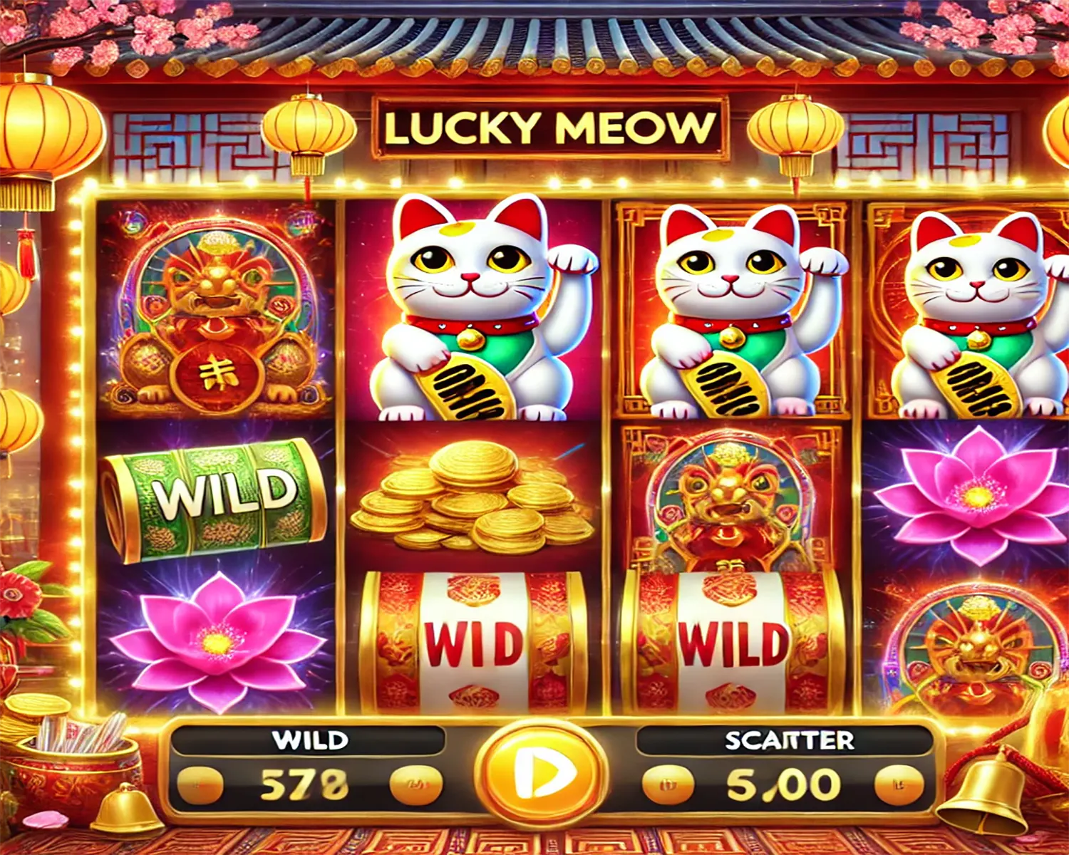 Lucky Meow: Permainan Slot Online Bertema Kucing yang Membawa Keberuntungan