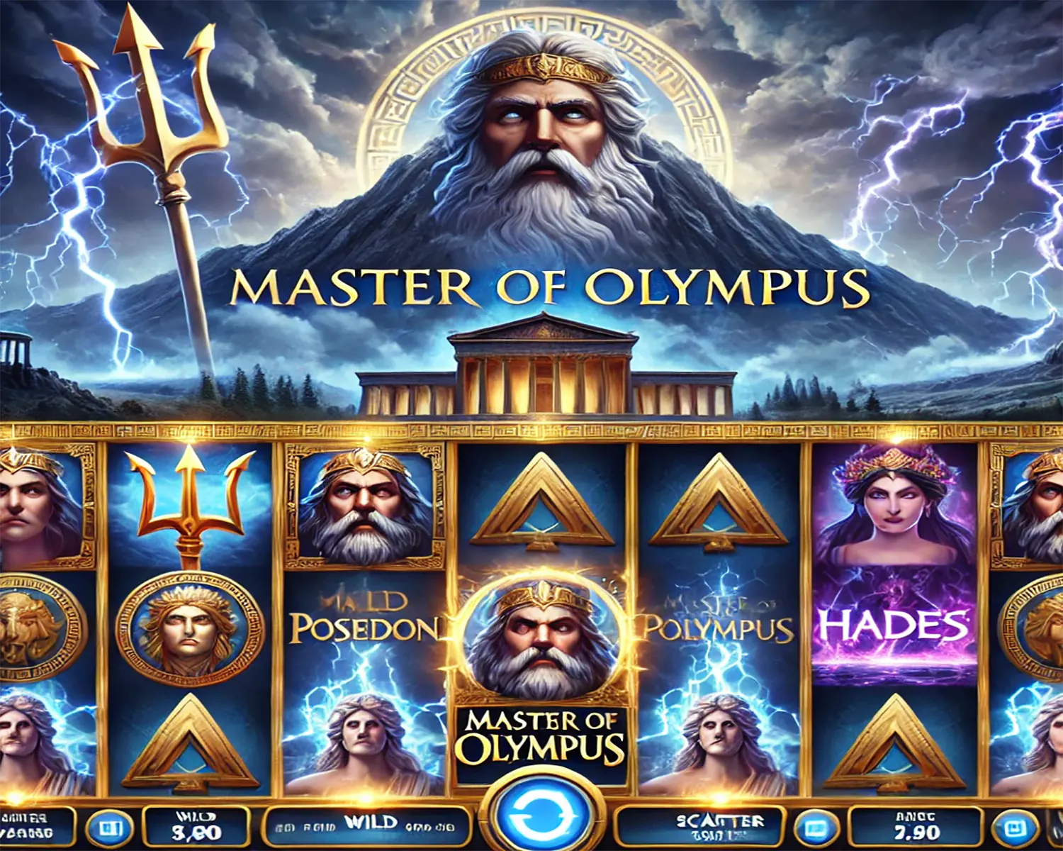 Master of Olympus: Slot Online Bertema Mitologi Yunani dengan Kekuatan Dewa-dewa